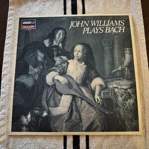 John Williams Plays Bach London Treasury LP Vinyl Record